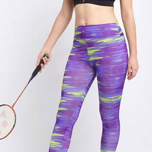 Wholesale High Waist <b>Women</b> Yoga <b>Leggings</b> Stretch Athletic Pants Slim Fit Fitness Workout Tights - Product Image 4