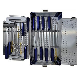 Juego de Instrumentos de Alta Calidad Surginexa para la Extracción de Cemento Óseo Ortopédico con Caja, Calidad Superior - Product Image 1