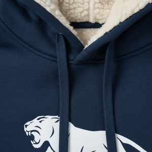 Sudadera con Capucha Unisex Extra Grande de Estilo Cuadrado para Invierno, de Algodón y Felpa, con Estampado Digital, 450 GSM, Transpirable, con Bolsillo Frontal - Product Image 4
