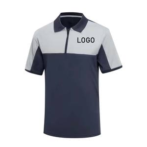 Camiseta de Manga Corta para Hombre, Tela de Forro Polar, Logotipo Personalizado en la Parte Delantera, Impresión Digital, Estilo Casual Transpirable para Golf y Uso al Aire Libre, OEM - Product Image 3