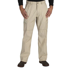 Comfortable Relaxed Fit Anti Shrink 100% Cotton Twill Lightweight Daily Wear Cargo Style Pants USA Size 6 Pocket Trousers Seller - Product Image 4