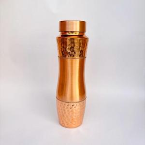 Adults & Kids Health Beneficial Top Quality Plain Copper Water <b>Bottle</b> Customizable Designs - Product Image 4