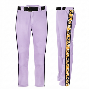 LIGHT for Baseball Pants Player Name Pattern Anti-Bacterial Durable <b>Athletic</b> Team Uniform Trousers Breathable OEM S 100% - Product Image 1