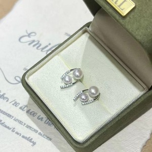 <b>Light</b> Luxury 9-10MM Natural Black Pearl Dangle Earrings Basic Flawless Japanese Style Pure Silver White <b>Butterfly</b> Basic Flawless - Product Image 1