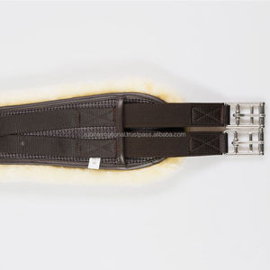 Circunferencia de nailon negro Circunferencia de caballo de piel de oveja multifuncional ecuestre Producto de buena calidad Rub Marca internacional - Product Image 3