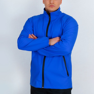 Stretch Fabric <b>Men</b> Windbreaker Jacket 4 <b>Way</b> Elastic Performance Fit Windproof Breathable Outdoor Jacket For Man - Product Image 3