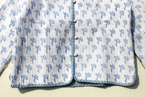 Chaquetas Acolchadas de Patchwork, Chaqueta de Algodón con Estampado Floral, Estilo Bohemio, Chaqueta de Otoño Invierno, Ropa de Calle, Chaqueta Acolchada Reversible Boho - Product Image 6