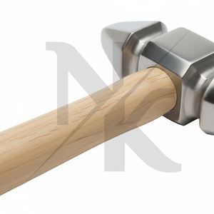 Martillo de Doble Cabeza de Lujo con Cabeza de Acero Inoxidable y Mango de Madera Resistente para el Cuidado de Pezuñas de Caballos y la Gestión de Ganado - Product Image 2