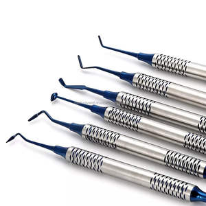 Ensemble d'instruments dentaires en acier inoxydable composite Medivolve, outils de remplissage en plastique, 6 pièces, certifiés CE - Product Image 4