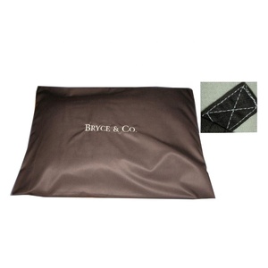 Sac en poly viscose à fermeture à glissière réutilisable imprimé avec logo personnalisé Emballage promotionnel en coton et polyester écologique pour cadeaux - Product Image 1