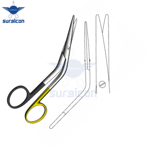 Ciseaux chirurgicaux de précision Cottle 16 cm / 6-1/4 pouces à lame dentelée Super Cut TC - Product Image 3