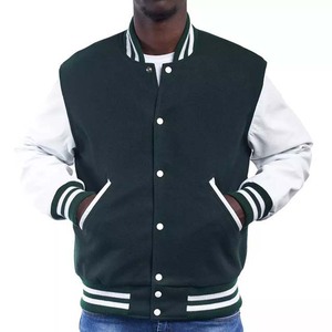 New Designs 2022 Custom Made High Quality Varsity <b>Jackets</b> for <b>Men</b> Stand Cartoon Print Front Patchwork Customized Fabric Cheap - Product Image 3