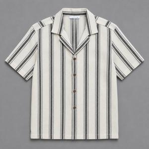 เสื้อเชิ้ตผู้ชายคุณภาพดีที่สุด ผ้าฝ้าย 100% คละสี รับทำโลโก้ ทรงปกติ แขนสั้น ไซส์ S-2XL จากบังกลาเทศ ราคาสมเหตุสมผล - Product Image 1