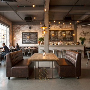 Canapé moderne à trois places en cuir véritable à dossier haut pour hôtels, salon, chambre à coucher, villa-Indian Furniture Manufacturer Exportor's - Product Image 1