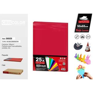 กระดาษการ์ตูลิน่าสีแดงคริสต์มาส งานฝีมือกระดาษสุดหรู - Product Image 1