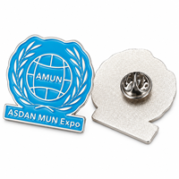 Épinglette en émail personnalisée, badge en métal personnalisé avec logo pour cadeaux promotionnels