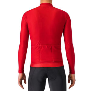 Maillot de cyclisme thermique personnalisé de haute qualité pour hommes, respirant, manches longues, techniques d'impression, vêtements d'hiver et d'automne, grandes tailles - Product Image 2