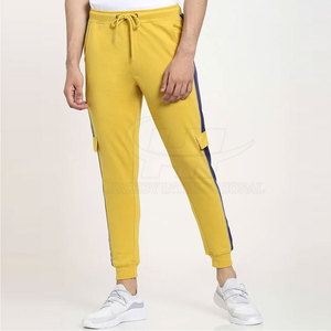 Pantalon de survêtement décontracté d'été pour hommes, coupe droite, taille mi-haute, léger, 100 % coton, séchage rapide, respirant, vente en gros - Product Image 3