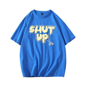 Venta Directa de Fábrica, Camiseta de Manga Corta para Hombre, Color Personalizado, Impresión Puff, Alta Calidad, Estilo Urbano, Tela de Lona Transpirable - Product Image 2