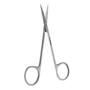Tijeras Iris de 4 1/2 Pulgadas, Rectas, Manuales, Extra Delicadas, Instrumento Quirúrgico Oftálmico de Acero Inoxidable para Disección de Tejidos Finos - Product Image 6