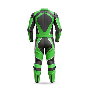 Combinaison de moto de course en cuir véritable sur mesure de haute qualité, manches longues, 360g, coupe-vent, grande taille, imprimée, respirante FREEZY - Product Image 6