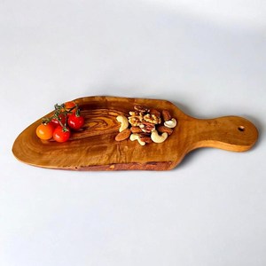 Planche à découper rectangulaire en bois d'acacia naturel, écologique, avec poignée en bois, passe au lave-vaisselle, épaisseur 1,5 cm, ALI FASHION - Product Image 4