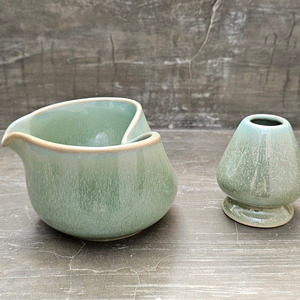 Agung Keramik Ceramic Green Chun <b>Matcha</b> Bowl <b>Tea</b> Tool <b>Set</b> Japandi Style Eco-Friendly Durable Heat-Resisting Easy Clean <b>Tea</b> - Product Image 2