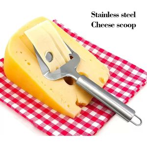 Cortador de Queso Multiusos de Acero Inoxidable, Herramienta de Cocina Manual Antiadherente Plateada para Todo Tipo de Quesos - Product Image 2