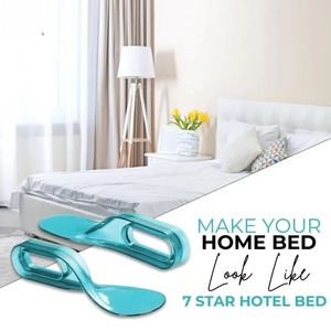 Home & Garden Transparent <b>Bed</b> Sheet Tucker Tool Plastic Mattress Sheet Tucking Aid <b>Comforter</b> Blanket Inserter Closet Accessories - Product Image 4