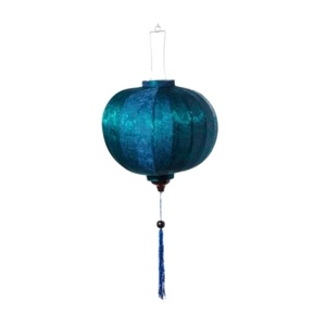 Farol Vietnamita de Bambú de Gran Tamaño, Ecológico, con Diseño de Flores Pintadas, Decoración para el Hogar, Artesanía Tradicional para Año Nuevo - Product Image 1