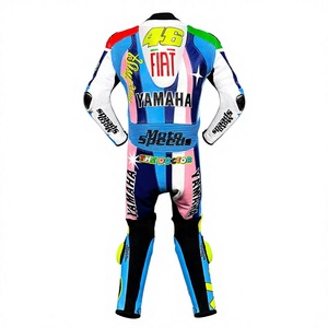 Traje de Carreras MotoCP Ramaha 1 Pieza de Cuero Vacuno/Canguro para Moto/Traje de Pista/Conducción con Armadura Nivel 2 para Motociclistas - Product Image 2