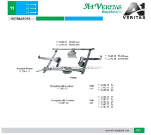 Juego de Retractores Abdominales Franz A-1 VERITAS de Alta Calidad, Acero Inoxidable, Autoestables, Manuales, Reutilizables, Instrumentos Quirúrgicos ISO - Product Image 5