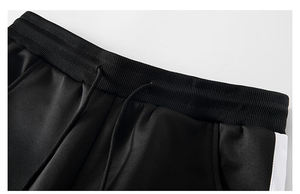 Ensembles de survêtements personnalisés OEM 100 % coton avec empiècements, logo personnalisé, légers, coupe-vent, pour hommes - Product Image 3