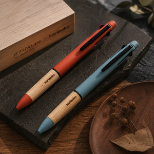 Japan Uni Jetstream Karomoku 4&1 Multi Function <b>Pen</b> Wood Grip Premium Ballpoint <b>Pen</b> 0.5mm <b>Gift</b> Stationery MSXE5KF05 - Product Image 6