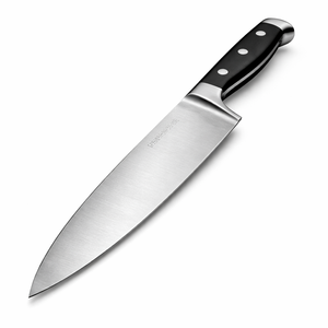 Cuchillo de Chef de Acero Inoxidable Forjado a Mano, Hoja de 8 Pulgadas, Mango de Resina Ambidiestro, Funda de Cuero, Apto para Lavavajillas, Grosor de 3.0 mm - Product Image 6