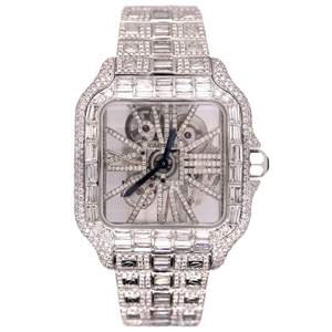 High Quality Fully Customized Iced Out Diamond Lab Grown <b>Watch</b> <b>for</b> <b>Men</b> Hip Hop Diamond Jewelry <b>Watch</b> Gift - Product Image 6