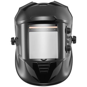 Casco per saldatura auto-oscurante con 4 sensori ad arco, 10x9,5 cm, a colori reali, alimentato a energia solare, maschera per saldatore con gradazione 1/1/1/1 a copertura ampia - Product Image 1