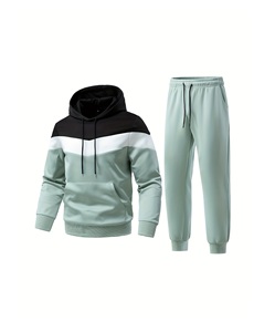 Highest Quality Oversized Tracksuit For Men Sweat Sets 2 Piece Outfit Men's Hoodie Jacket <b>Trousers</b> Tracksuit Men Tracksuit - Product Image 2