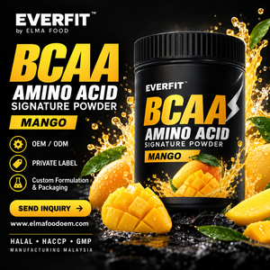Concentré de protéines de lactosérum Elma Food 1KG Sans sucre ajouté 50 portions Formule de croissance musculaire BCAA Sans OGM Poudre de protéines pour adultes - Product Image 1