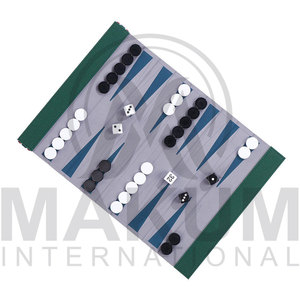 Juego de Backgammon Portátil de Cuero para Viaje, Juego de Backgammon Enrollable Hecho a Mano y Personalizado - Product Image 4