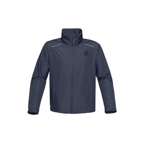 Veste coupe-vent personnalisée OEM, fermeture éclair, séchage rapide, à capuche, manches longues, grande taille, veste de sport d'hiver pour hommes par AKO - Product Image 3