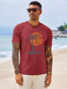Camiseta de Algodón Suave Estampada para Hombre, Venta al por Mayor de Fábrica, Manga Corta, Cuello Redondo, Estilo Casual Urbano, Secado Rápido, Ecológica y Transpirable - Product Image 2