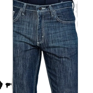 กางเกงยีนส์แฟชั่นรักษ์โลกสำหรับผู้ชาย ขายส่ง กางเกงยีนส์ทรงสลิมฟิต ดีไซน์เนอร์ กางเกงยีนส์ผ้ายืดสีน้ำเงินและสีดำ กางเกงผู้ชาย - Product Image 5