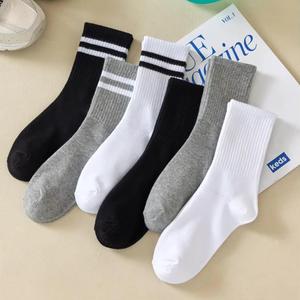 Calcetines Deportivos Antideslizantes con Logotipo Personalizado, Calcetines Largos para Correr, Fabricación de Calcetines Deportivos de Color Sólido - Product Image 6