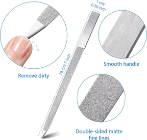 Offre Spéciale – Kit de Limes à Ongles Manuelles en Métal Certifiées CE ISO13485 Classe I pour Femmes et Hommes – Marque Med Corporation - Product Image 2