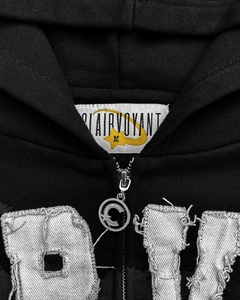 Conjuntos de sudadera con efecto acid wash 100% algodón, pantalones de chándal acampanados con estampado y sudaderas con capucha vintage de corte oversize para hombre - Product Image 4