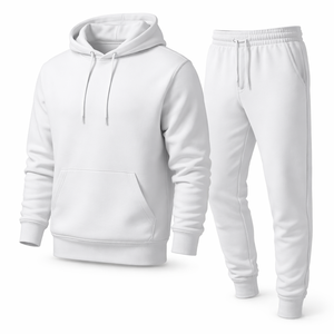 Ensemble jogging et sweat à capuche en polaire pour homme, style décontracté hiver, sur mesure pour commandes en gros - Service OEM/ODM, fabricant grossiste - Product Image 3