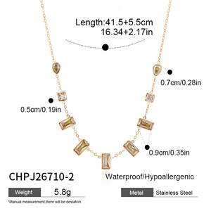 Collares con Colgante de Signos del Zodíaco y Alfabeto para Mujer, Chapados en Oro de 18K, Acero Inoxidable, Regalo Vintage para un Estilo Personalizado - Product Image 6