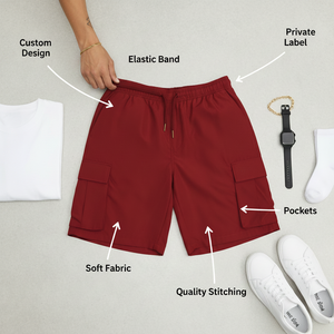 Custom Logo Plus Size <b>Men</b> Swim Shorts with Breathable Anti Wrinkle Quick Dry Features Casual Summer Beach Cargo <b>Trunks</b> - Product Image 6