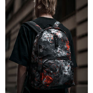 Waterproof Soft Laptop Backpack 100% Polyester Canvas Double String Feature Custom Strap Outdoor Business Backpack - Product Image 2